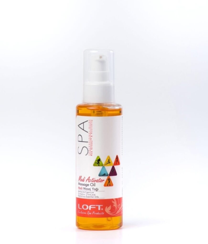 Spa Tipi Enerji Veren Doğal Masaj Yağı
